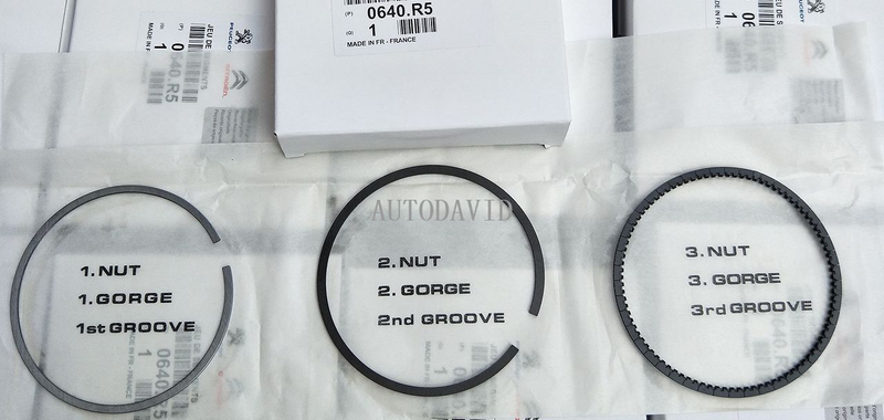 حلقة المكبس لبيجو 206 307 408 سيتروين C2 C3 1.6L 78.5 مللي متر محرك TU5JP4 OEM: 0640R5 GOETZE:08-139400-00 MAHLE:04004N0 HS01-010-021