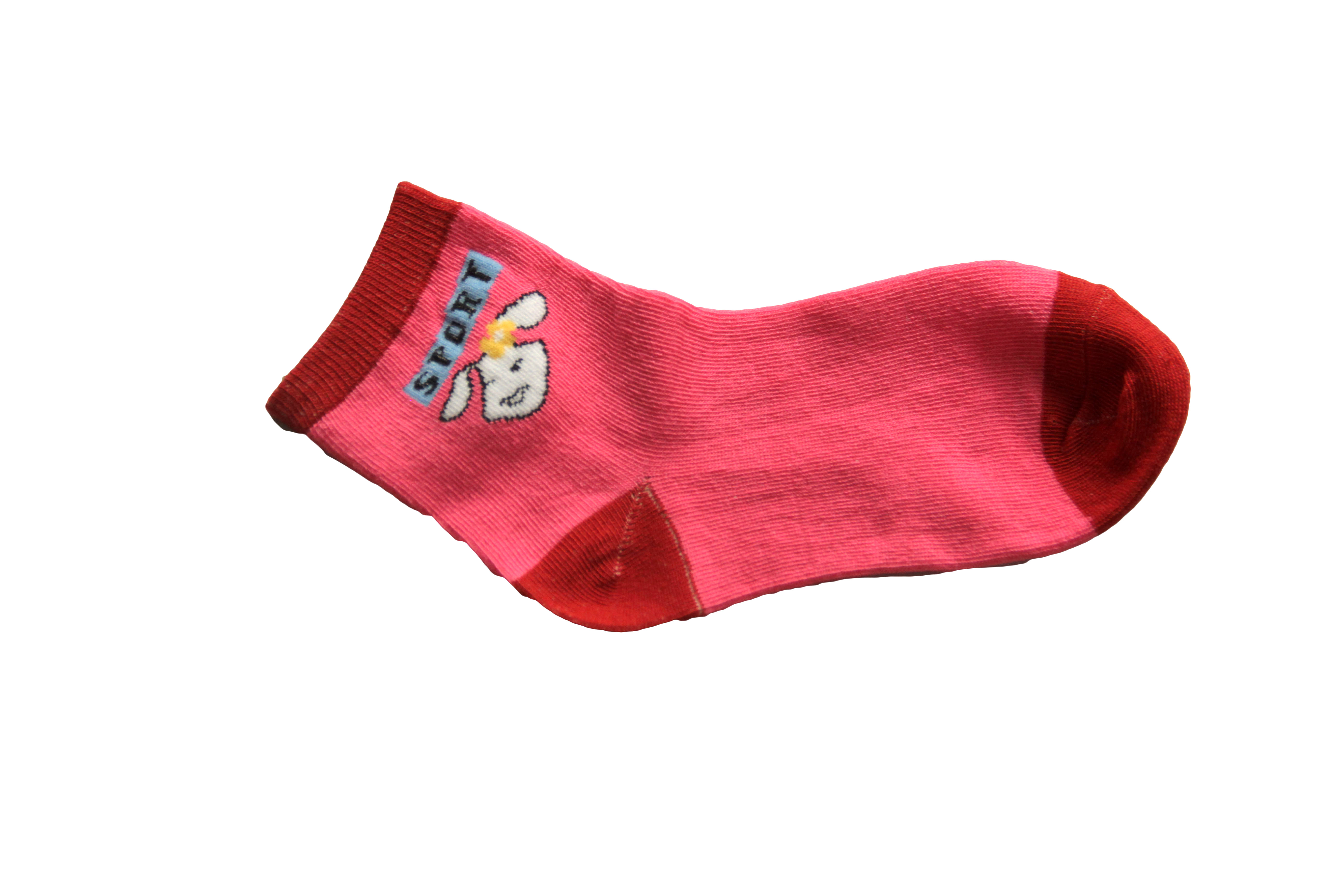 Lovely custom women crew socks cotton custom stripe printed socks breathable women socks