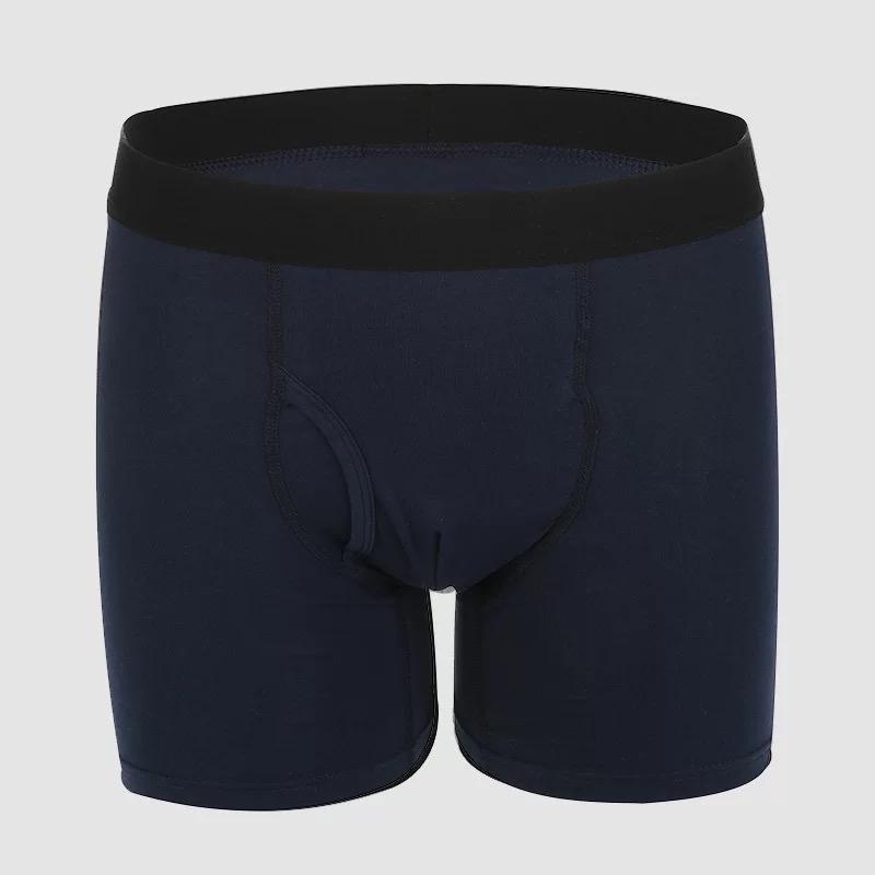Manufactroy Custom Men Breathable Elastic Fabric Gym Sports Long-leg Boxer shorts Men Brand Underwear Combed Cotton Spandex