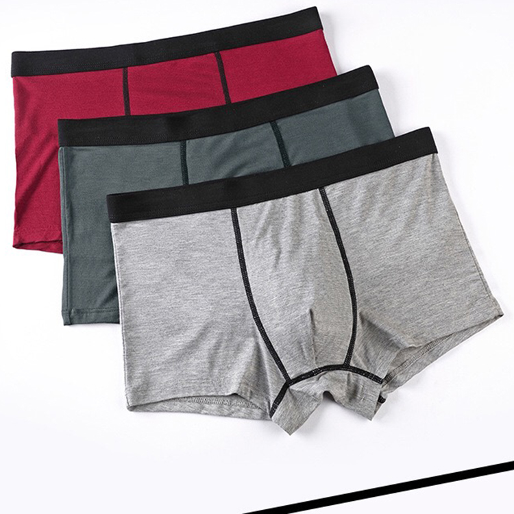 Manufactroy Wholesale High Quality Man Underwear Shorts Print Briefs Short Logo custom Boxer