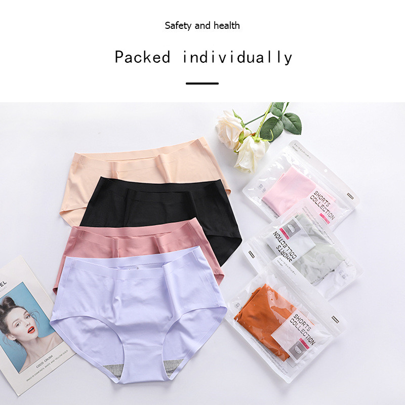 Ladies Sexy Lingerie Underwear Womens Thong Seamless Ice Silk Women Panties