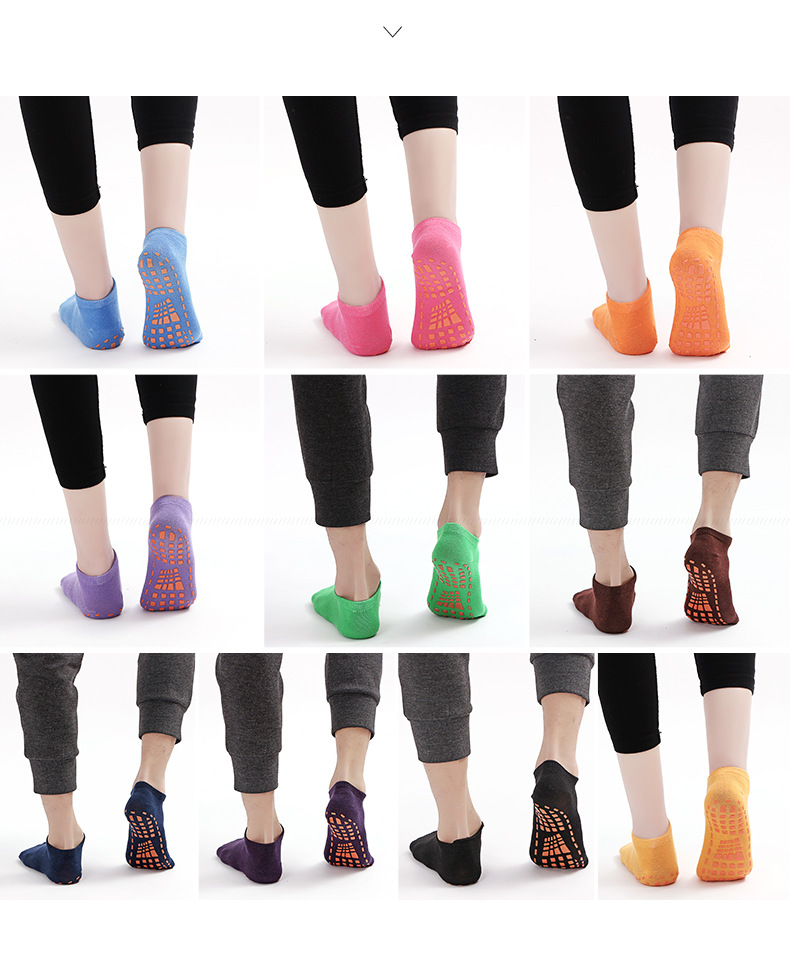 Adult children customized cotton Thin Color Floor Non-slip Sports Yoga Cotton Socks