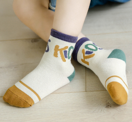 Kids slouch socks wholesale cartoon style cotton kids socks boys socks