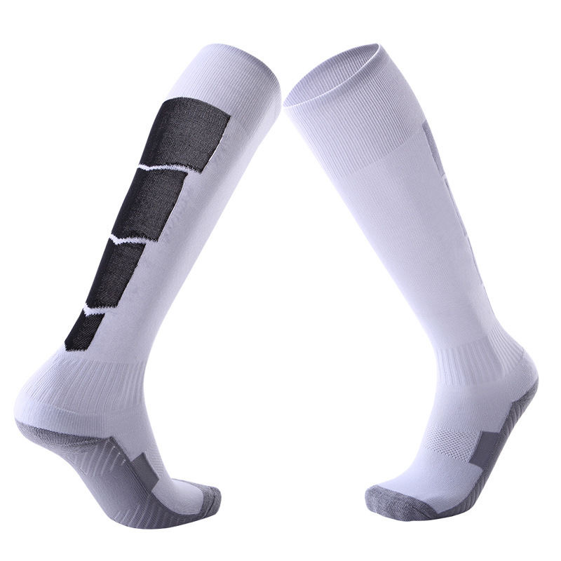 OEM ODM custom men long soccer socks knee copper high stockings football sports anti-slip compression football sport grew socks
