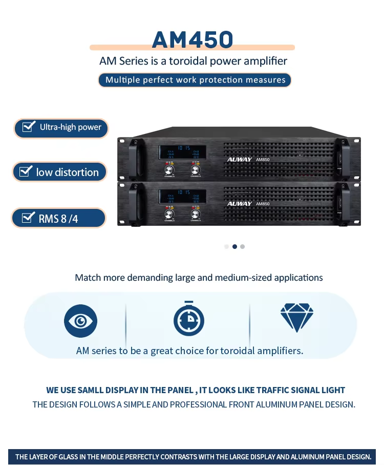 AM850 power amplifier AM850 tehovahvistin