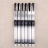 Syringe Push Long Barrel Water Brush Pens Set of 6 Assorted Tips Round and Flat