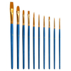 Acrylic Paint Brushes Set 10pcs Nylon Hair Paint Brush Set 