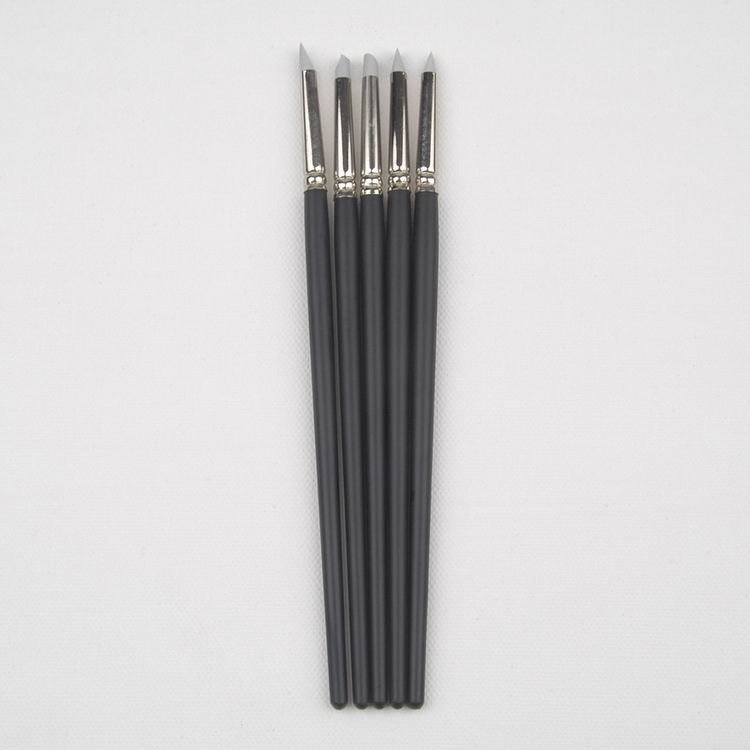 Grey Silicon Medium Hardness 5pcs Colour Shapers Set