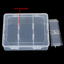 9 Grid Plastic Organizer Box 18.4x15.5x4.2cm