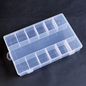 13 Grid Plastic Organizer Box 27.3x18.4x4.3cm
