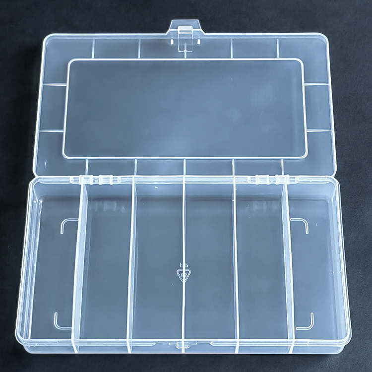 6 Grids Plastic Organizer Box 20.5x11.5x3.3cm