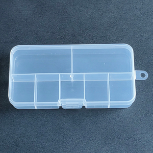 7 Grids Plastic Organizer Box 12.8x6.5x2.2cm