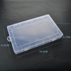 Empty Plastic Organizer Box 34.5x21.5x4.7cm