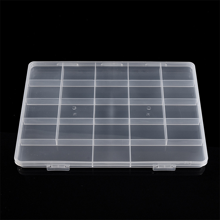 23 Grid Plastic Organizer Box 25.4x17.7x1.7cm