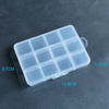 12 Grids Plastic Organizer Box 13.6x9.7x1.8cm