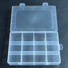 12 Grids Plastic Organizer Box 19.2x13x3.5cm
