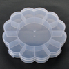 13 Grids Plastic Organizer Box dia. 15.6 x 2.5cm