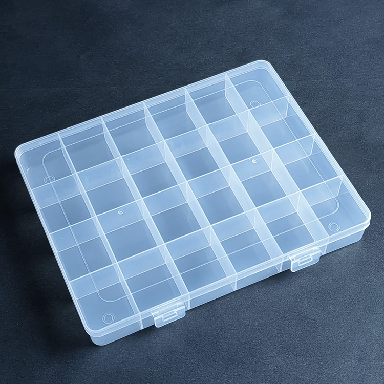 24 Grid Plastic Organizer Box 26.2x20.8x3.5cm