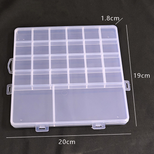 26 Grids Plastic Organizer Boxes 20x19x1.8cm