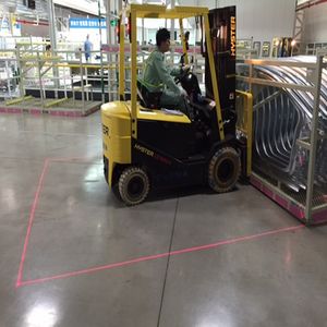 IP67 forklift red line laser light Červené čárové laserové světlo vysokozdvižného vozíku IP67