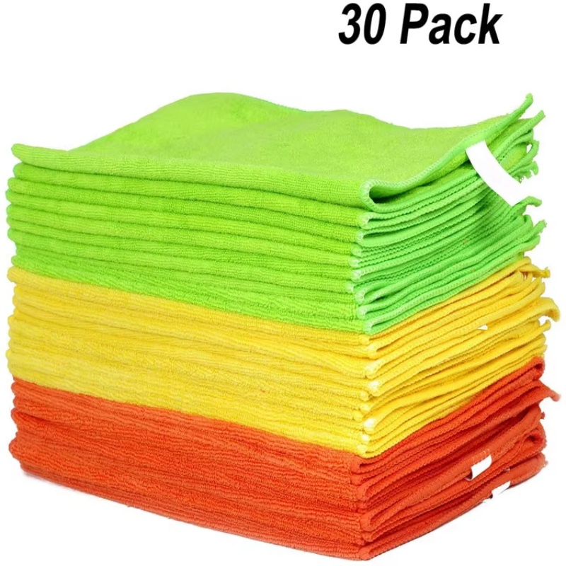 Microfiber Automotive Multi-Purpose Cleaning Cloth with Logo (2) Panno per pulizia multiuso in microfibra per automobili con logo (2)