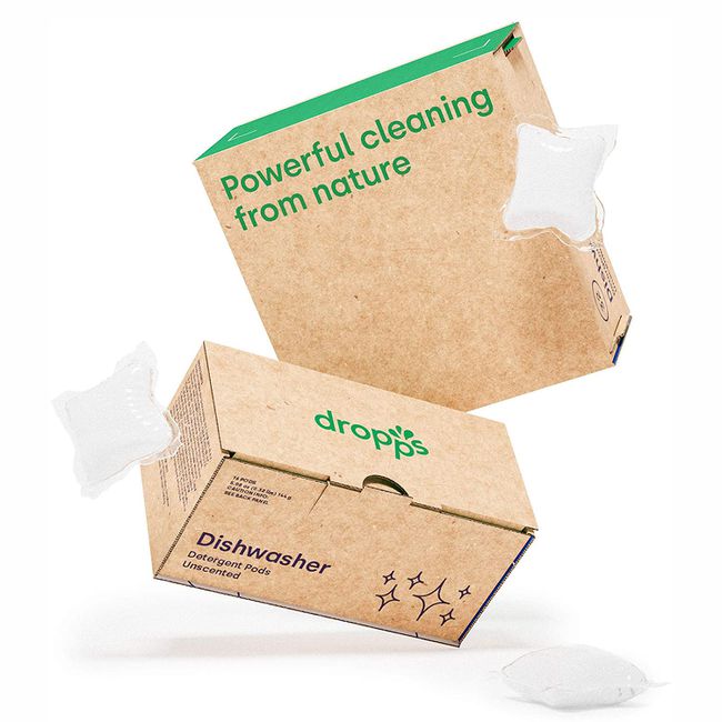 dropps dishwasher detergent pods pudottaa astianpesukoneen pesuainekapselit