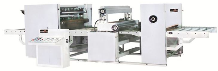 PU foil paper sticking machine دستگاه چسباندن کاغذ فویل PU
