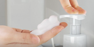foam pump bottle bottiglia con pompa in schiuma