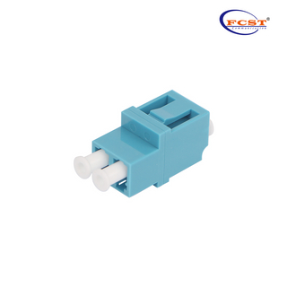 LCUPC para LCUPC DUPLEX Modo único Adaptador de fibra óptica Couplador sem flange
