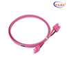 Scupc-scupc duplex OM4 2M LSZH 3.0 mm Cable de parche de fibra óptica