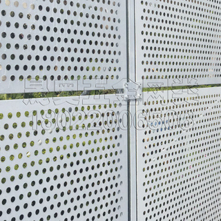 中山圆孔冲孔围挡 工地隔离围挡厂家