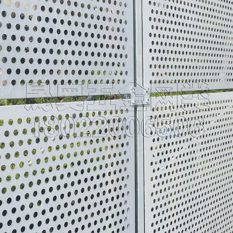 中山圆孔冲孔围挡 工地隔离围挡厂家