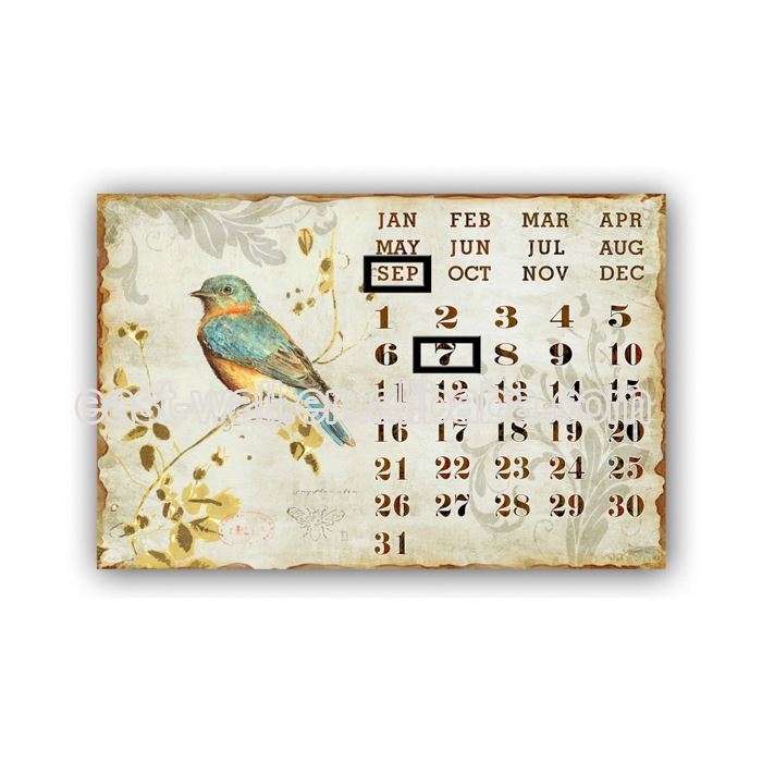Direct Price Humanized Design Calendar Decorative Tree Wall Plaques Art And Craft For Children