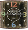 31.5x35x4.5cm Iron Square Digital Wall Clock Modern Design Large Vintage The Old Style Wall Clock