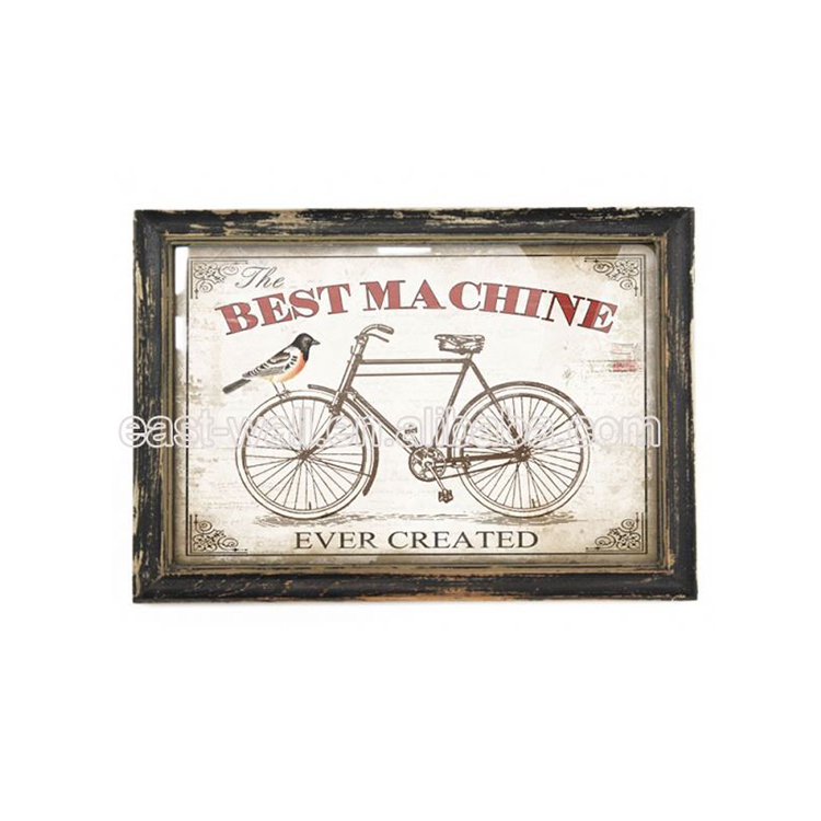 Various Design Custom Logo Home Decoration Art Minds Wood Plaques Blank Wooden Bike