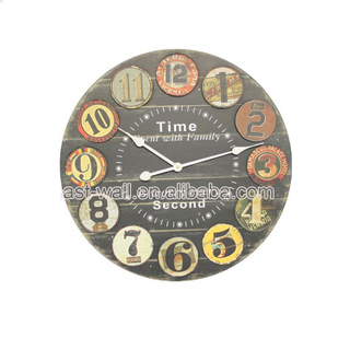 Unique design Arabic numerals 12 Inch Promotional Wall Clocks, Chinese Custom Size and Design Wall Clock