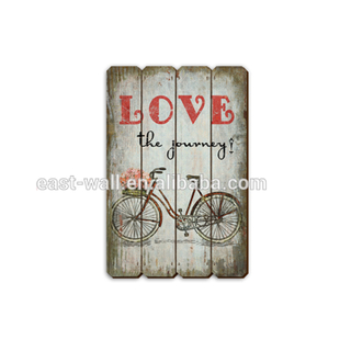 Custom Logo Home Interior Design Sites Art Work Craft Bicycle Sign Wall Plaque