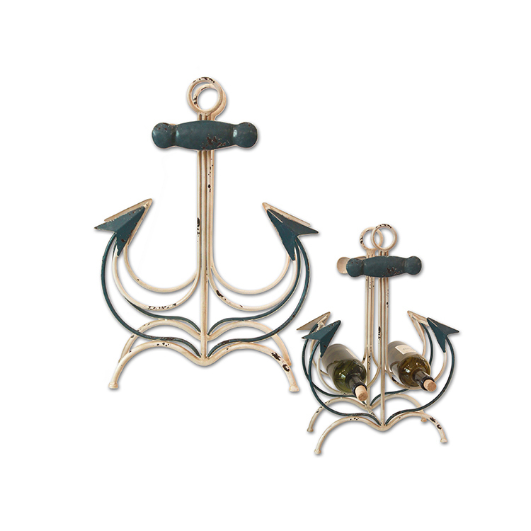 New Style Metal Wine Bottle Display Rack Custom Color