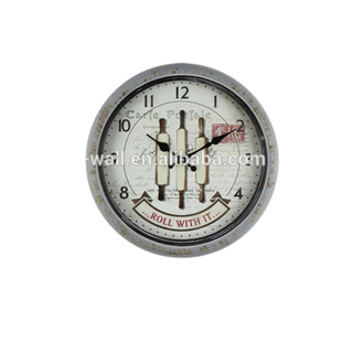 Oem Production Russian Art Work Craft Paper Printing Classic Design Wall Clock