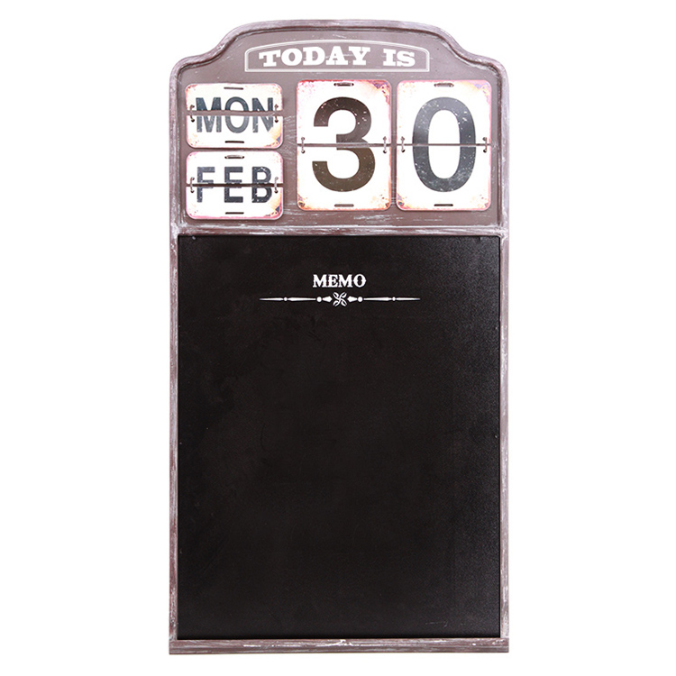 Creative Printing Calendar Daily Vintage Metal Wall Calendar
