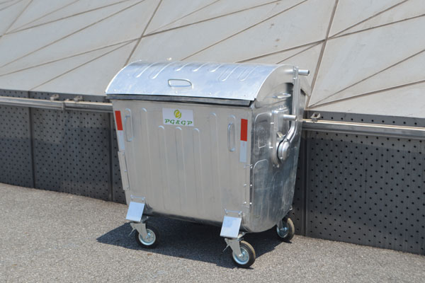 1100l large garbage bins Contenedores de basura grandes de 1100l
