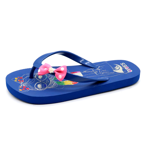 Linda Tricolor Ni&ntilde;a Patr&oacute;n Verano Casual Mujer Chanclas AH-8P046-Ories