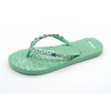 Playa de encargo impresa colorida elegante casual Hawaii verano zapatillas flip flops sandalias