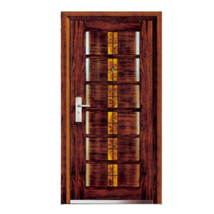 FPL-Z7004 Steel Wooden Top Security Armored Door