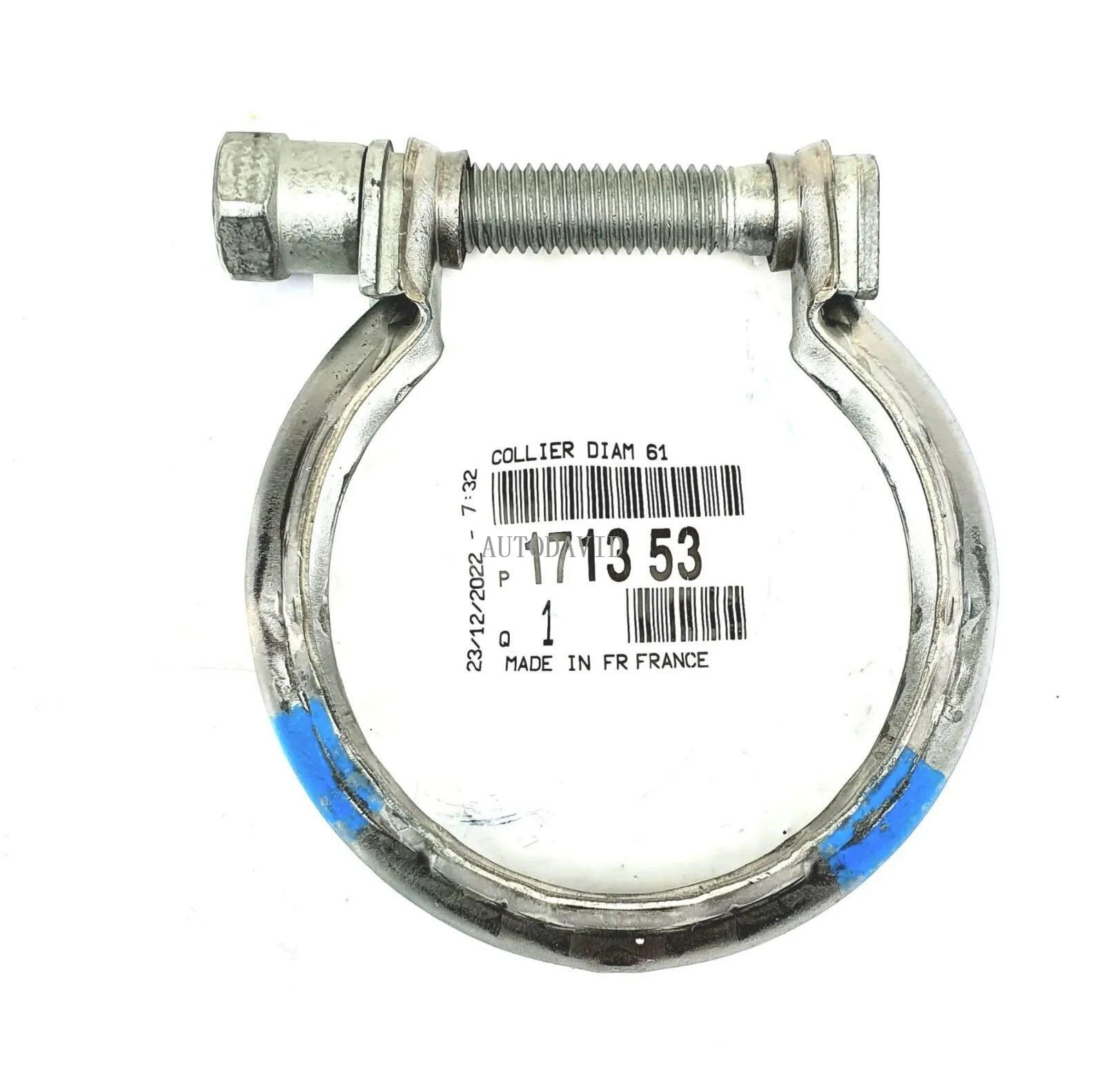 مشبك ماسورة العادم، مشابك كاتم الصوت، لبيجو 205 307 308 806 خبير سيتروين C3 C4 بيرلينجو DV6TED4 1.6HDi OEM: 171353,171360 96126458, 46779880, 9624573180, 1787283, 1231028, 1256709، 1474828، Y6014