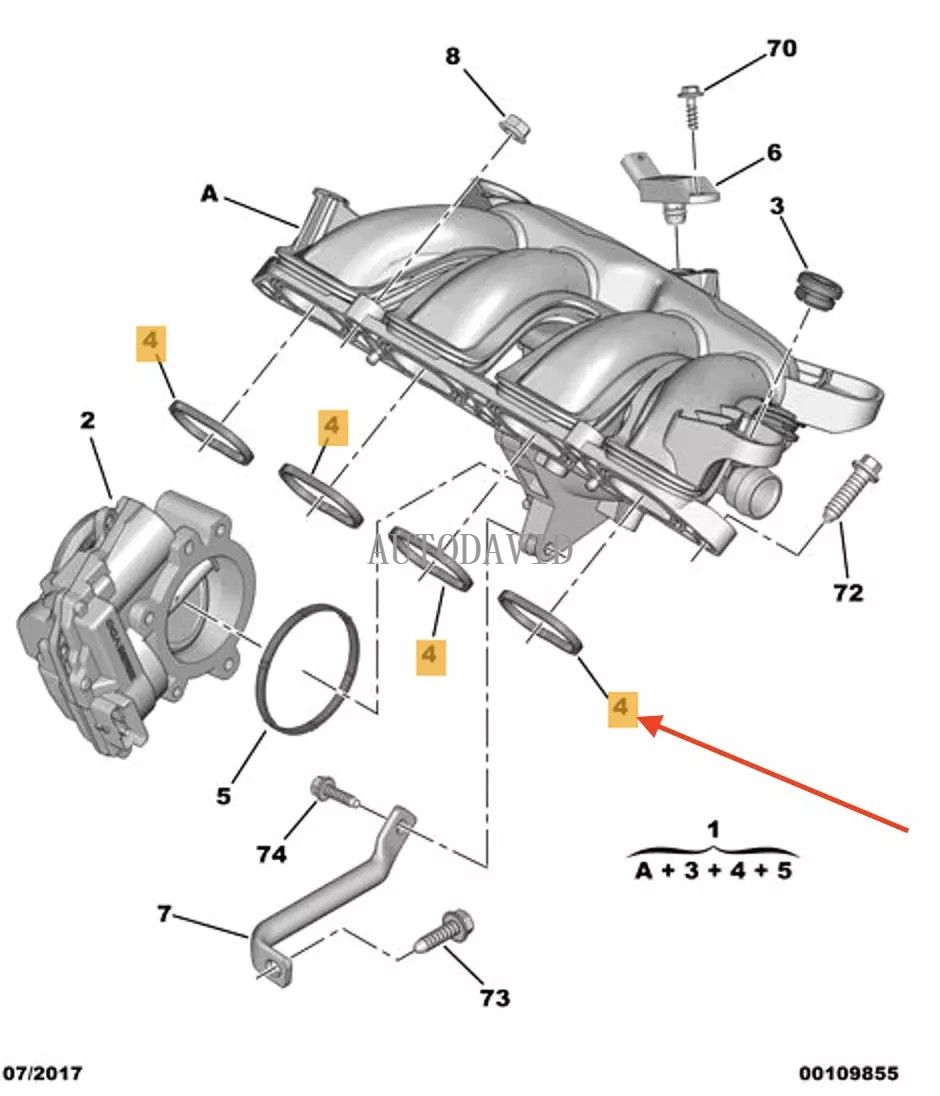 حشية مشعب السحب لبيجو 208 308 408 508 سيتروين C4 OEM: 0348S7 11617528341 HS01-013-018