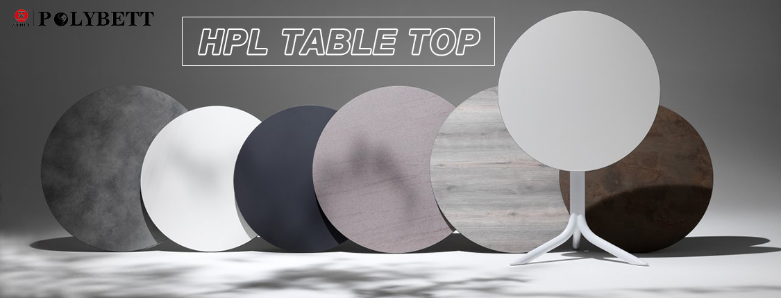 hpl dining table top HPL የመመገቢያ ሰንጠረዥ ከላይ