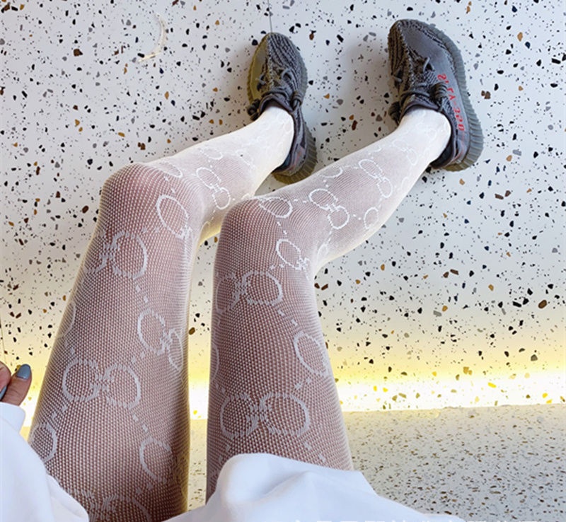 Sexy Quality Women Socks Thigh High Black Lattice Long Sock Hot Sale Luxury Designer Stockings Panty Hose