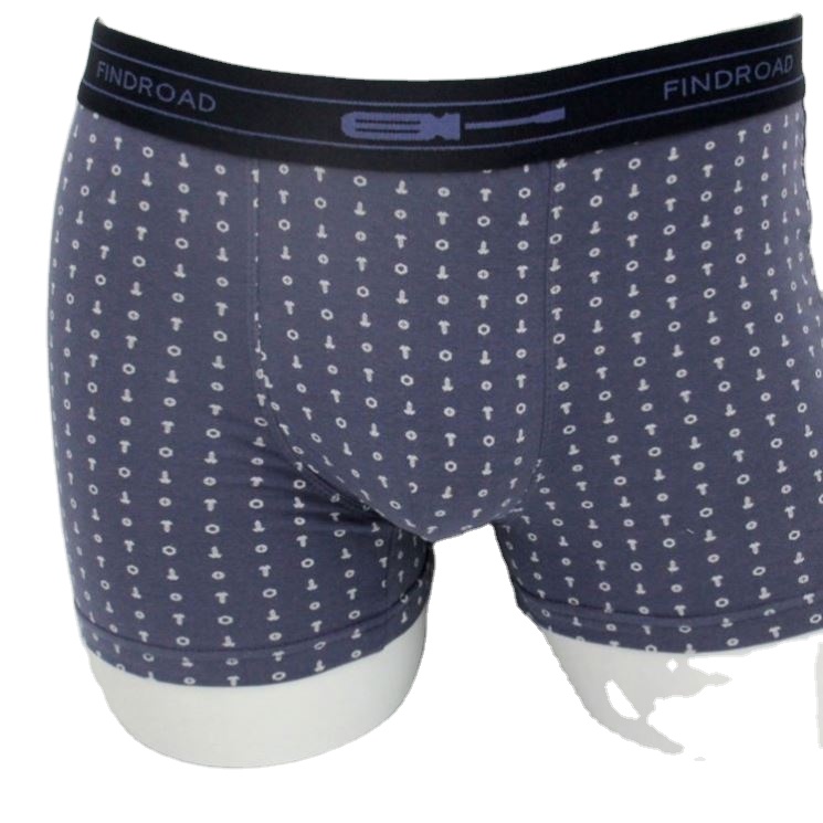 Brand Custom Waistband LOGO solid Cotton gay Men Boxer Briefs For Men underwear