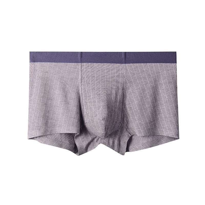 Manufactroy High Quality Mens Classic Solid Stretch Briefs Boxers Shorts ice silk midwaist breathable Men's Underwear pants
